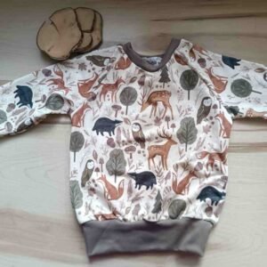 Sudadera para niños y niñas de animales del bosque de La Sombra Del Gato