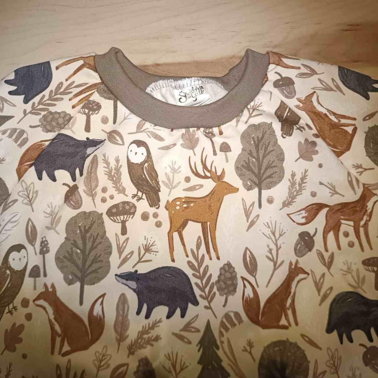 Sudadera para niños y niñas de animales del bosque de La Sombra Del Gato