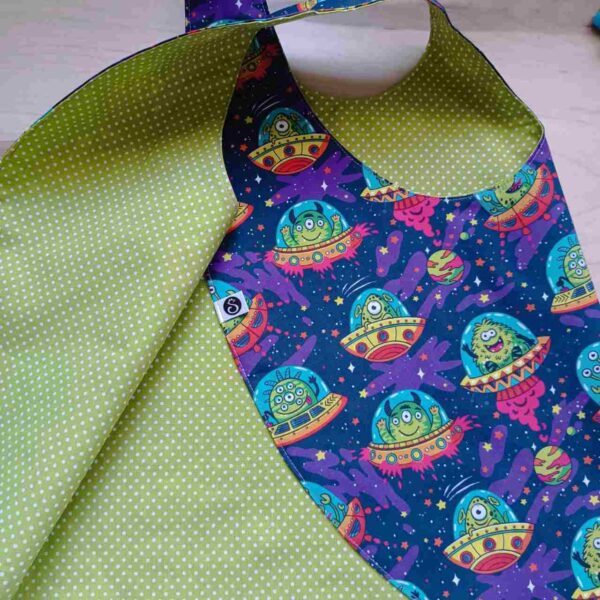 Vestido divertido reversible y evolutivo hecho a mano por la sombra del gato
