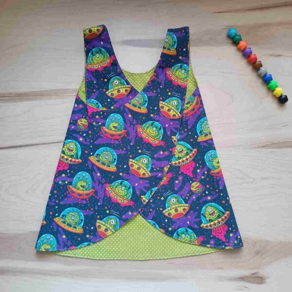 Vestido divertido reversible y evolutivo hecho a mano por la sombra del gato