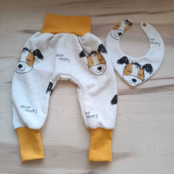 pantalones para bebe hechos a mano por la sombra del gato