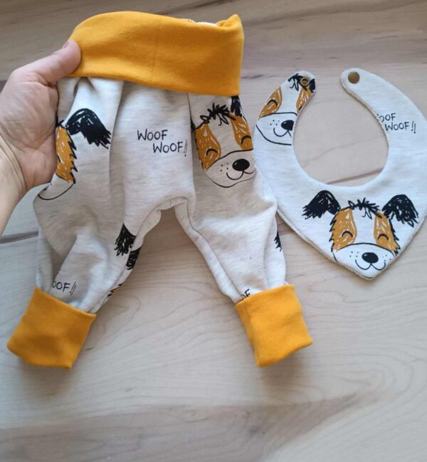 pantalones para bebe hechos a mano por la sombra del gato